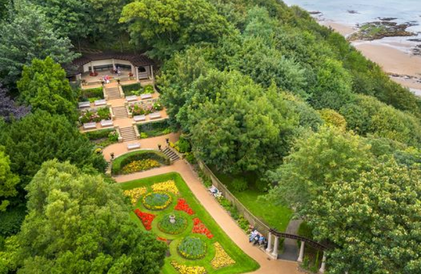 South Cliff Gardens no longer at risk 